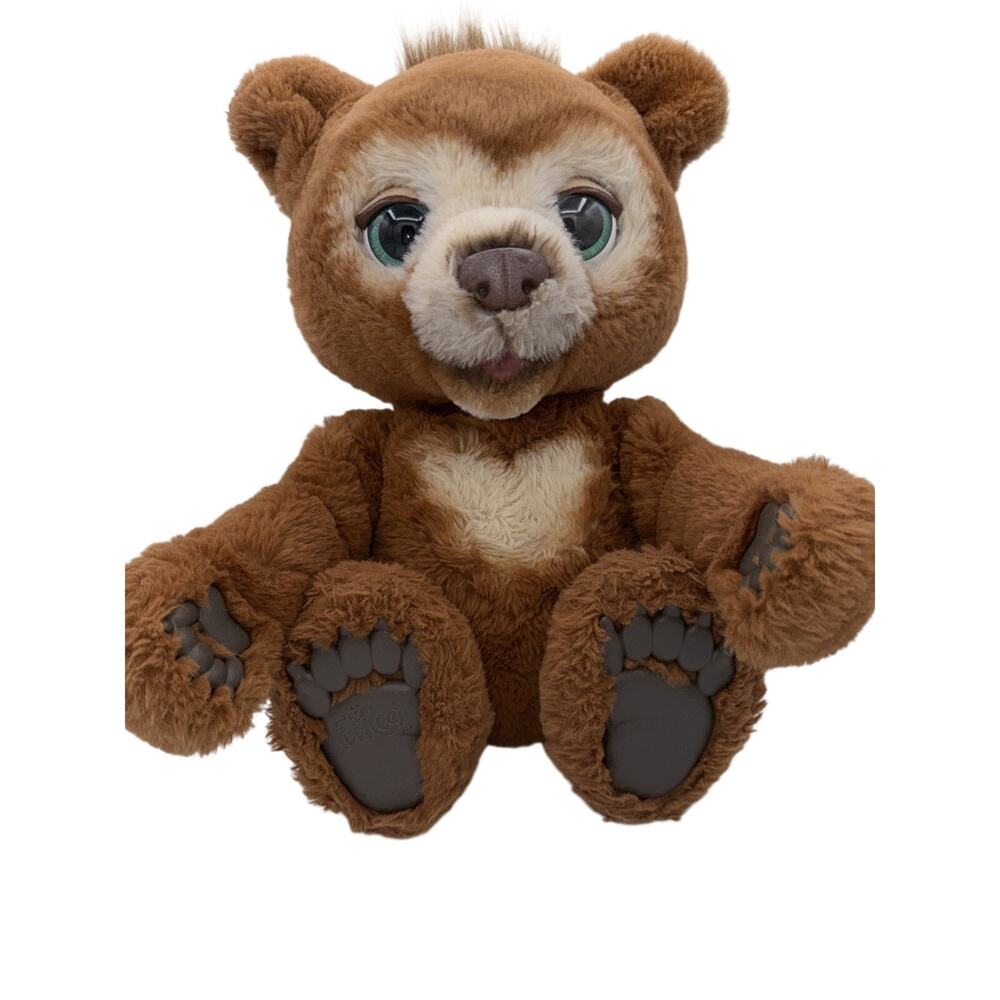 FurReal Cubby The Curious Bear Interactive Plush Toy - E4591 Works Teddy Bear